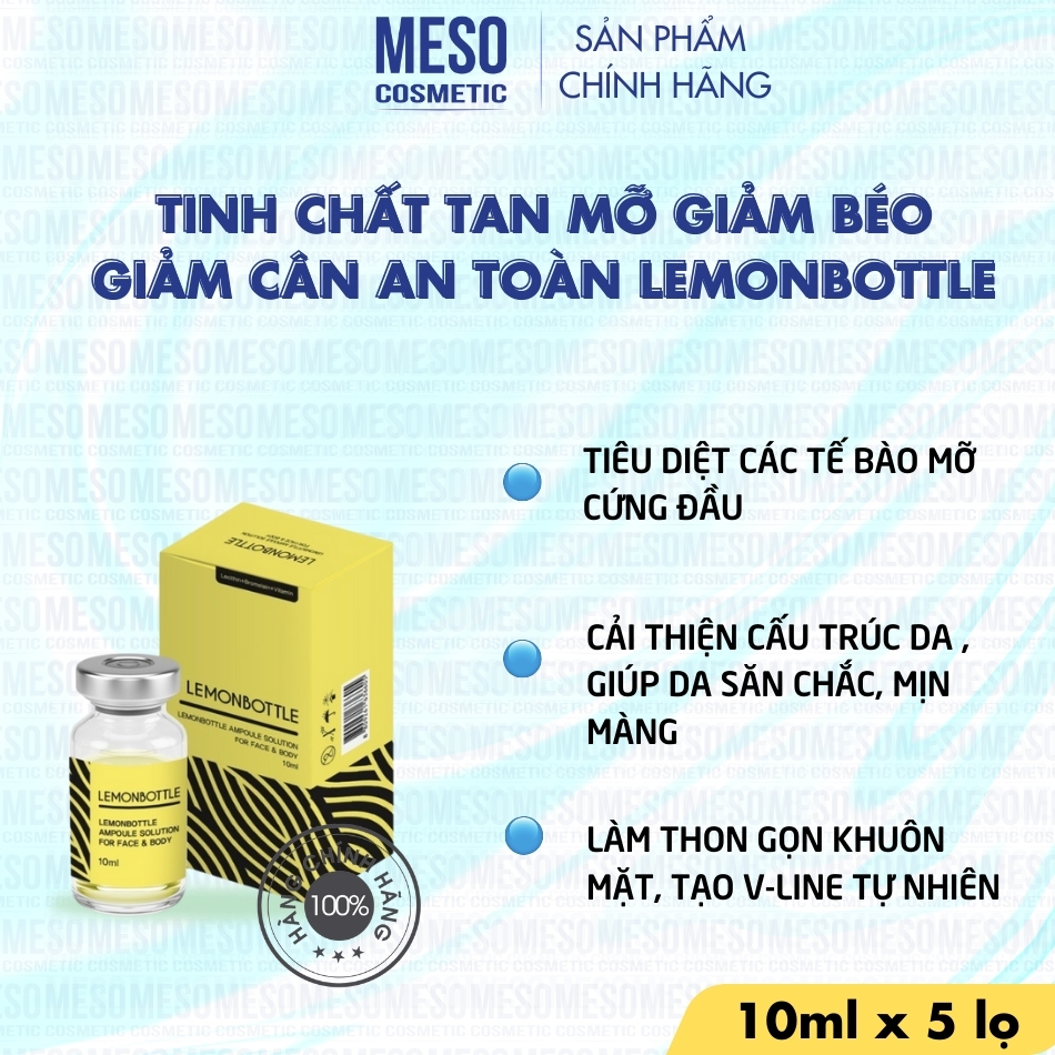 Tinh chất tan mỡ giảm béo giảm cân an toàn Lemonbottle